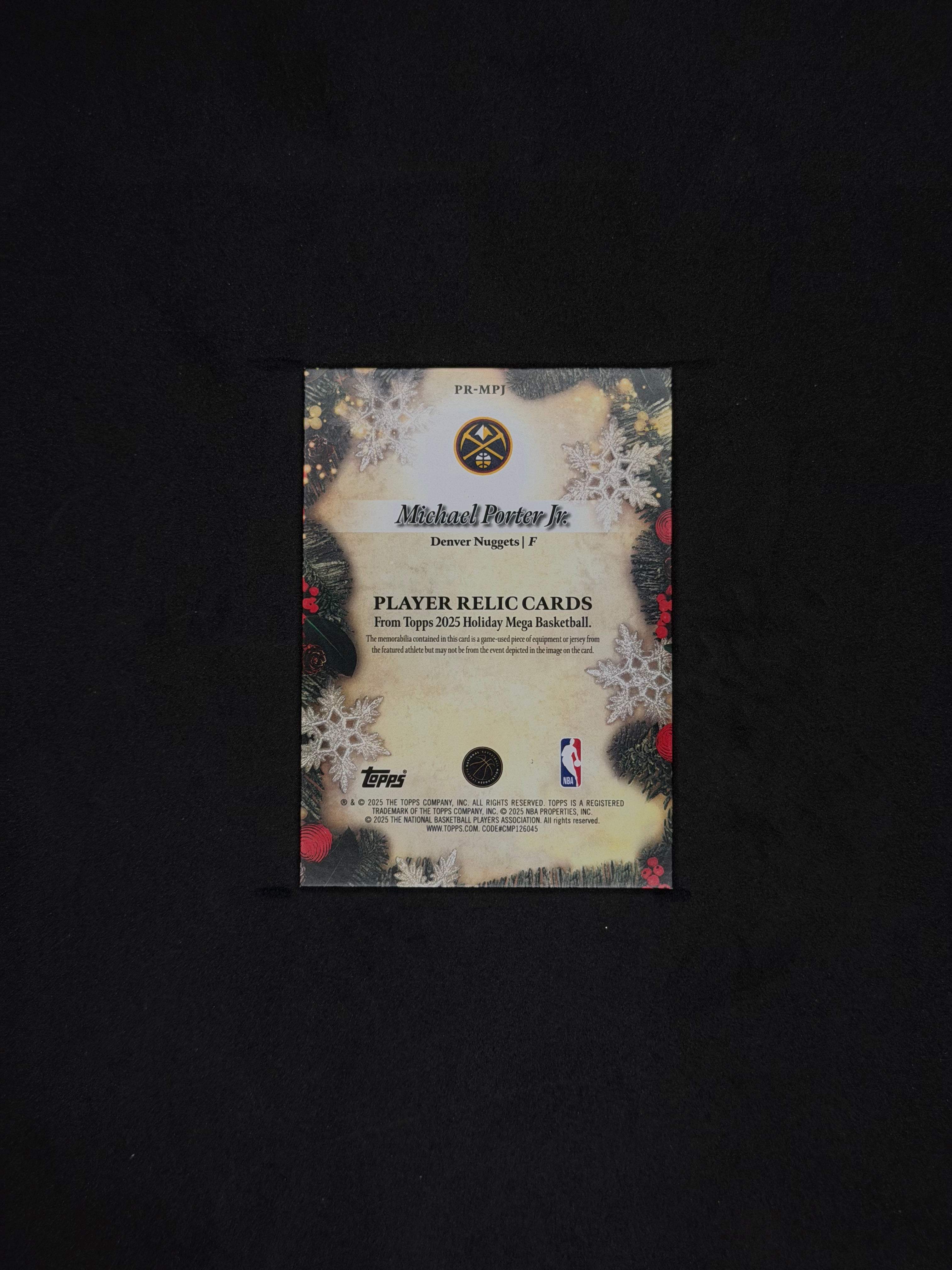 Michael Porter Jr. (patch)